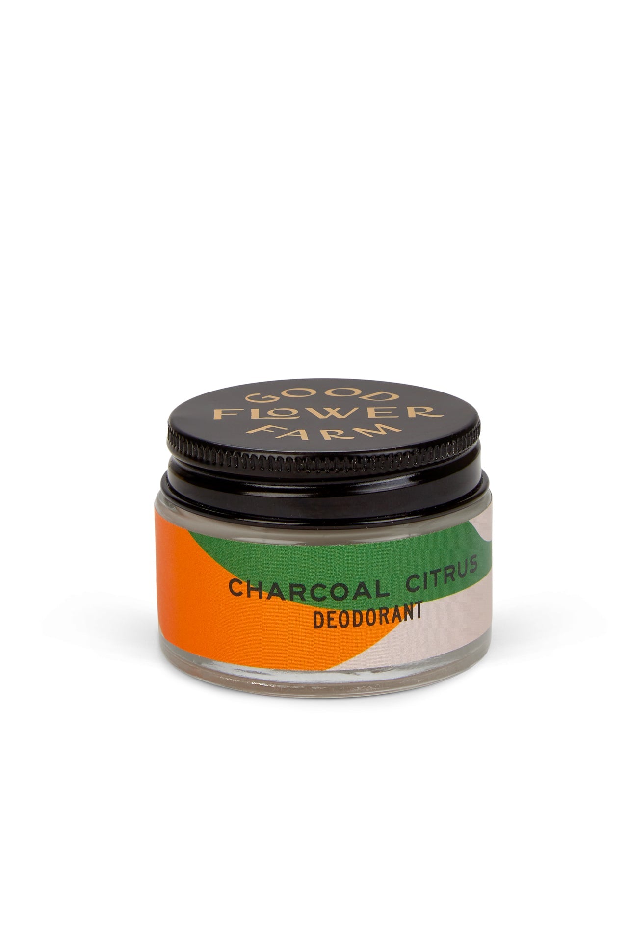 Charcoal Citrus Deodorant Jar w/ Bamboo Applicator