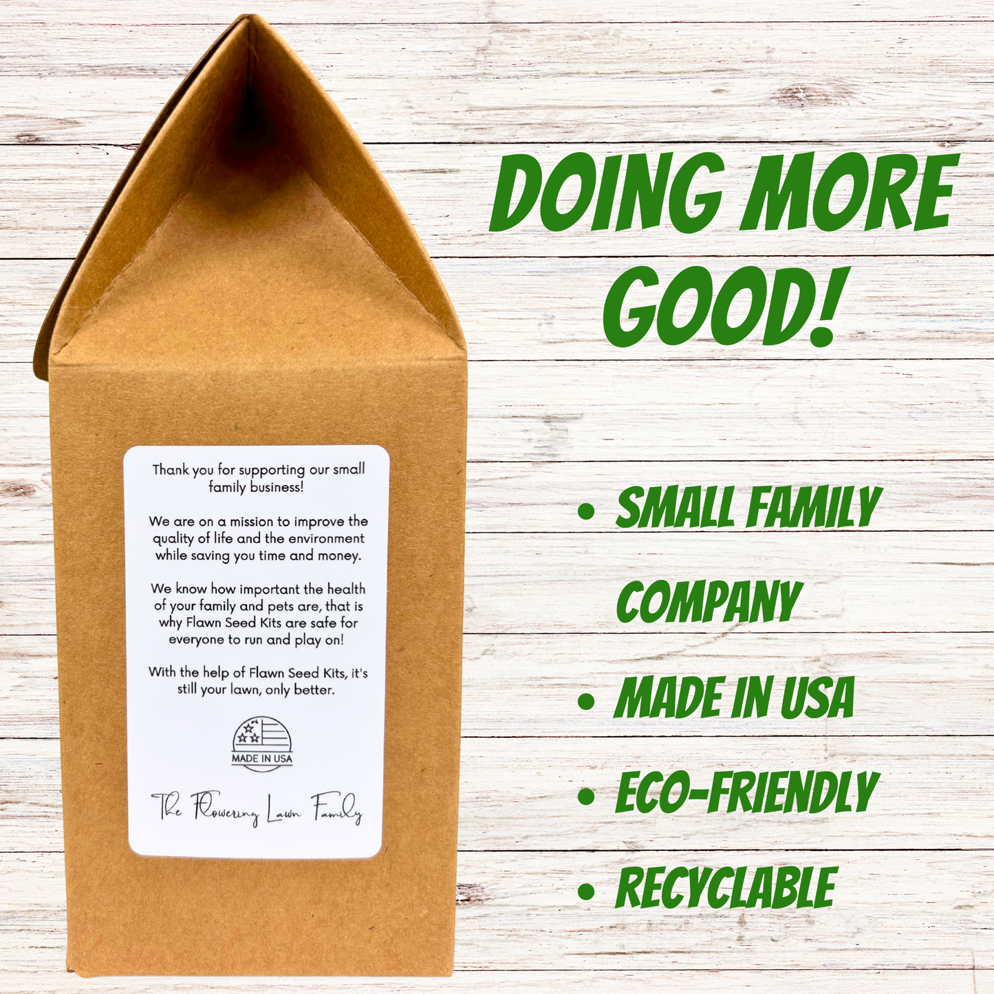 Dutch White Clover Eco-Friendly Seeding Kit