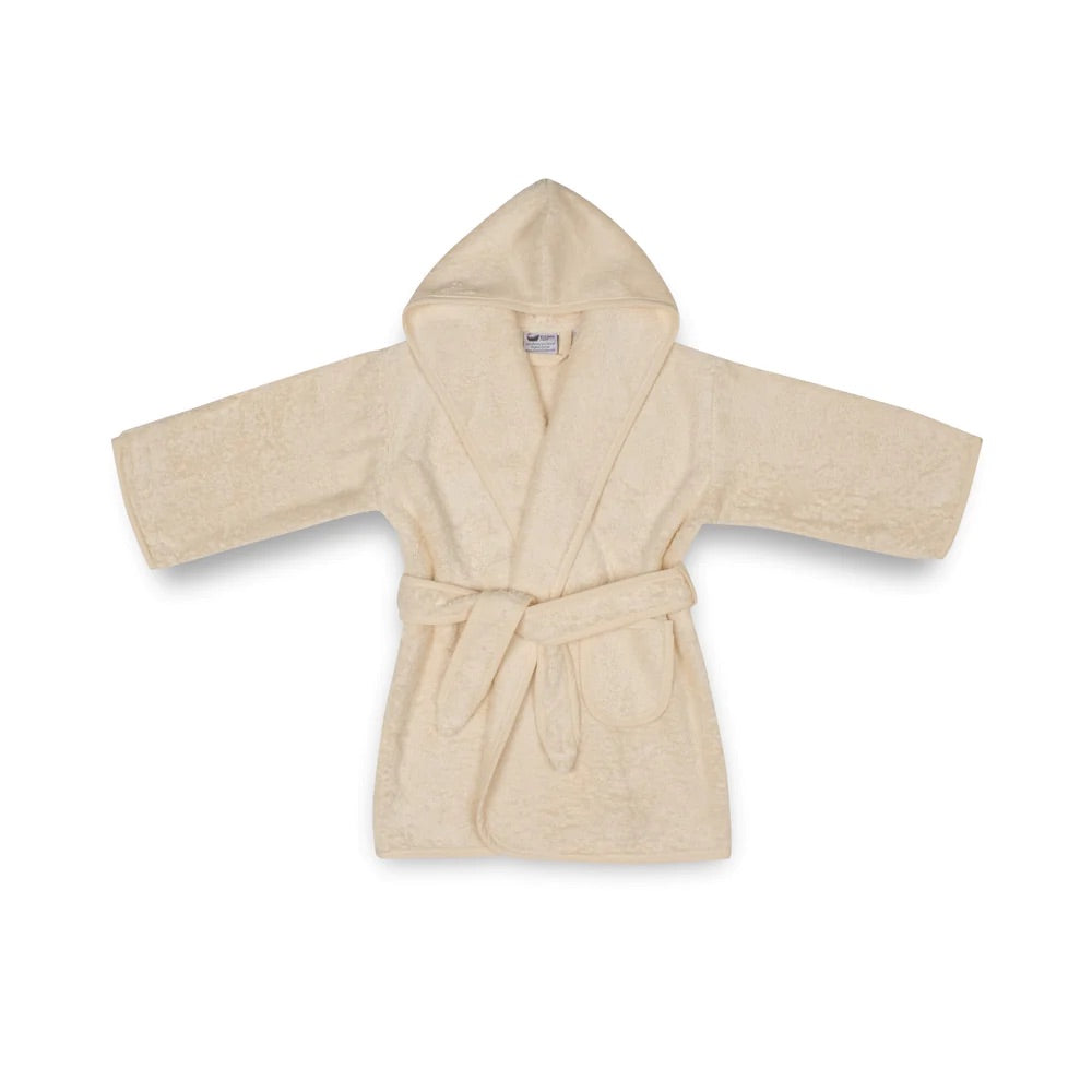 GOTS Certified Organic Cotton Kids Robe - Hooded Bathrobe