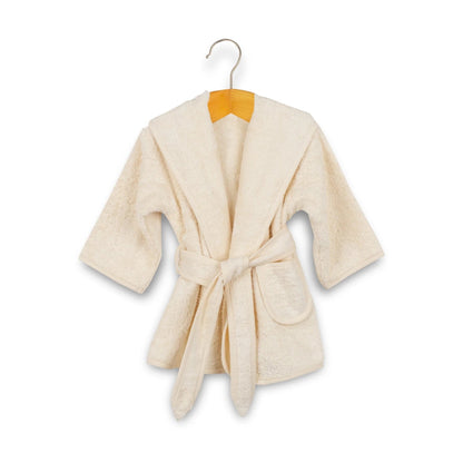 GOTS Certified Organic Cotton Kids Robe - Hooded Bathrobe