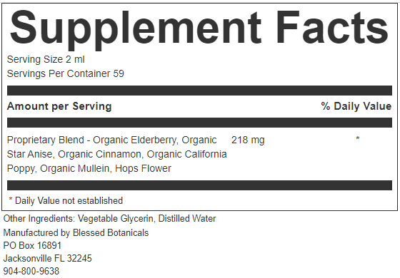 Organic Elderberry Glycerite Blend
