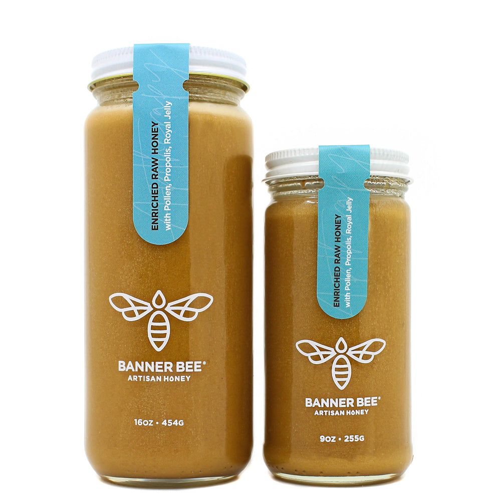 Ultra Enriched (Royal Jelly, Pollen, Propolis) Raw Honey