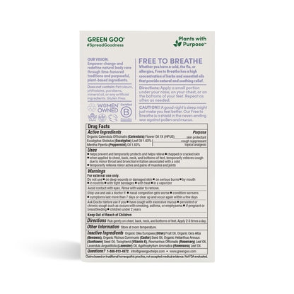 Free To Breathe Natural Decongestant