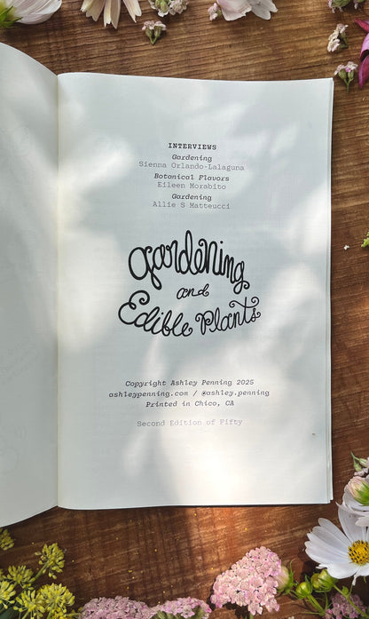 Gardening & Edible Plants Zine