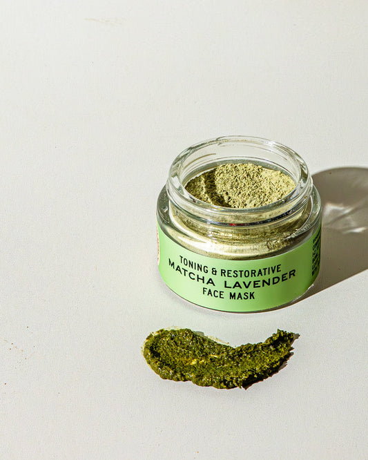 Matcha Lavender Botanical Face Mask