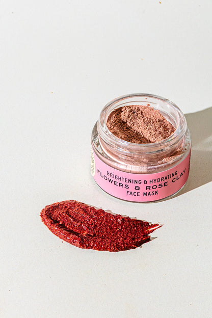 Flowers & Rose Clay Botanical Face Mask