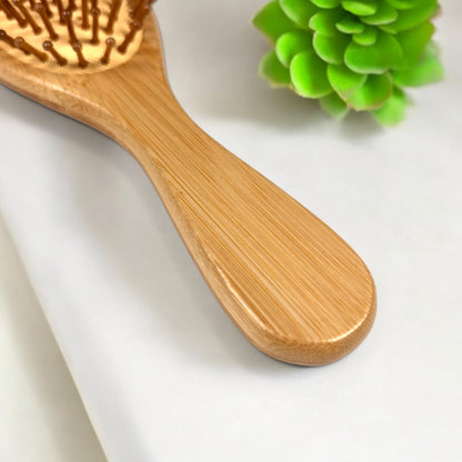 Bamboo Rounded Hair Brush | Classic Handle