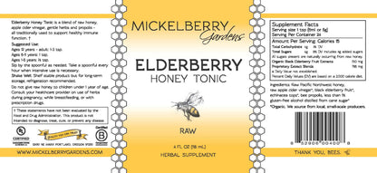 Elderberry Honey Tonic