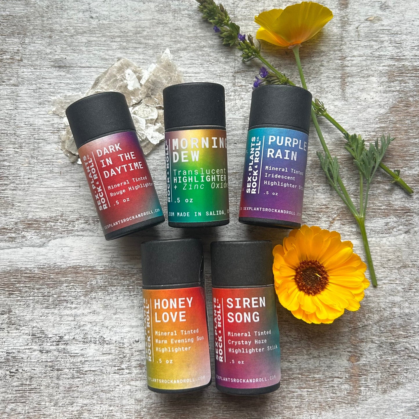 Mineral Tinted Organic Highlighter Sticks