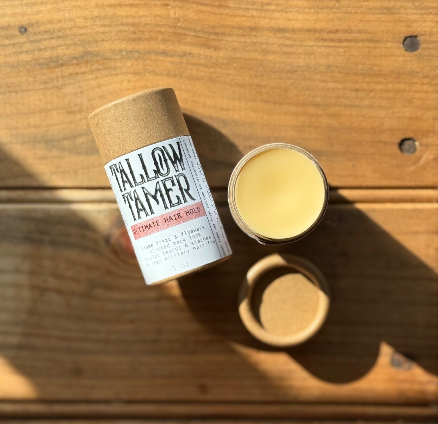 Tallow Tamer | Ultimate Hair Hold | Frizz | Flyaways | Slicked Hair Styles