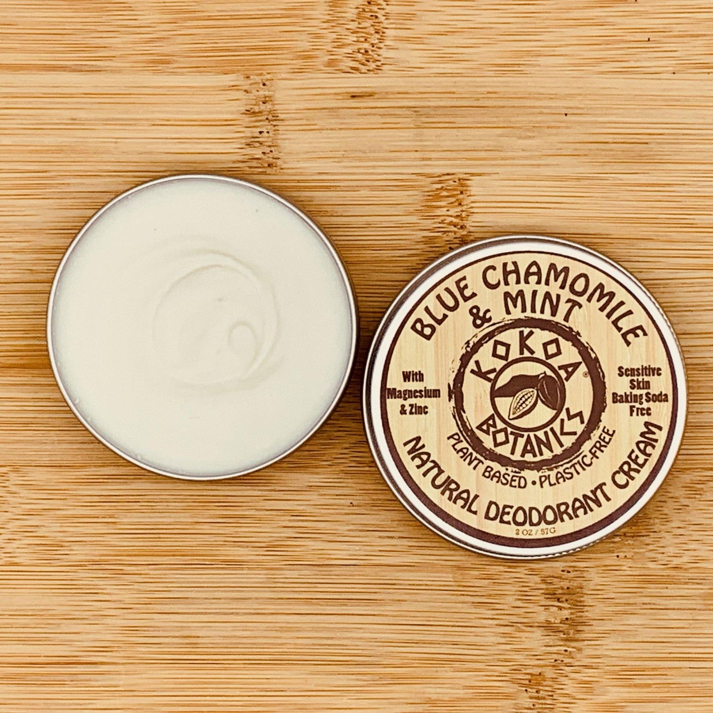 Deodorant Cream : Blue Chamomile and Mint