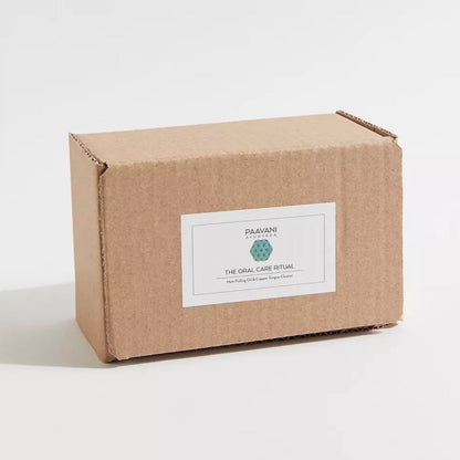 Mint Oral Care Ritual: Ayurvedic Oil Pulling & Tongue Cleaning