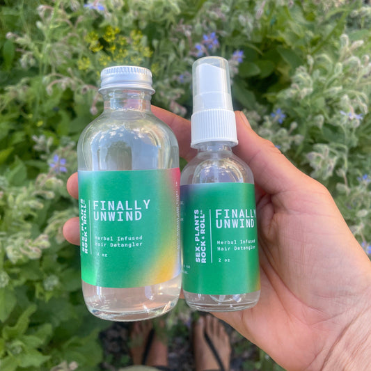 Finally Unwind - Wildcrafted Herbal Hair Detangler