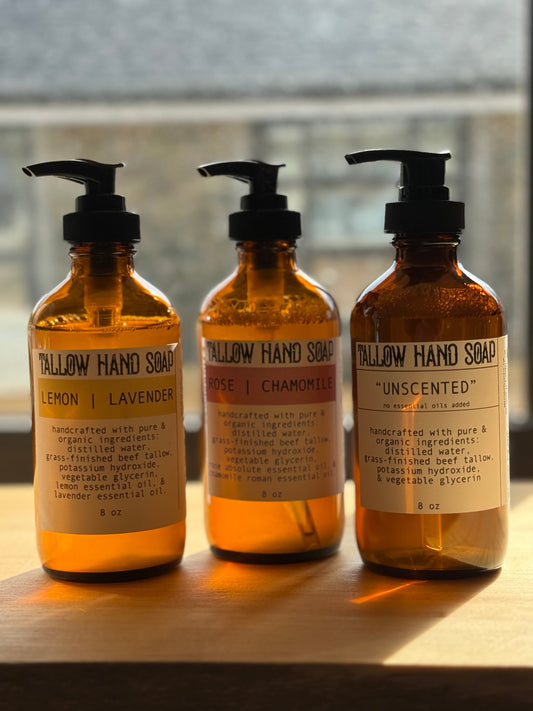 Tallow Liquid Hand Soap
