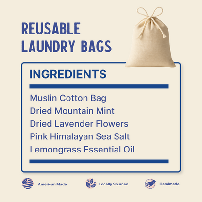 Reusable Laundry Dryer Bags (Sachet 10 Pack)