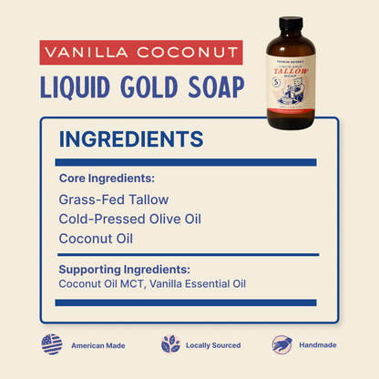 Liquid Gold Tallow Soap - 16 oz