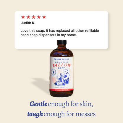 Liquid Gold Tallow Soap - 16 oz