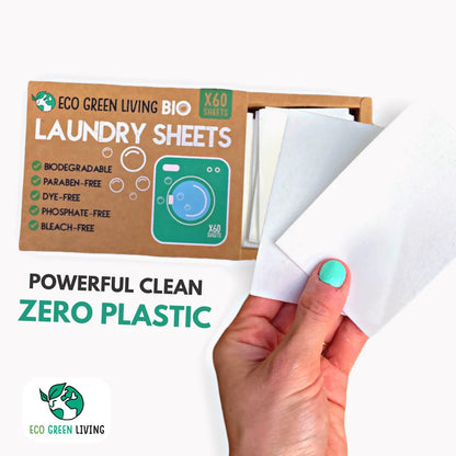 Laundry Detergent Sheets x 60 (Fragrance-Free)