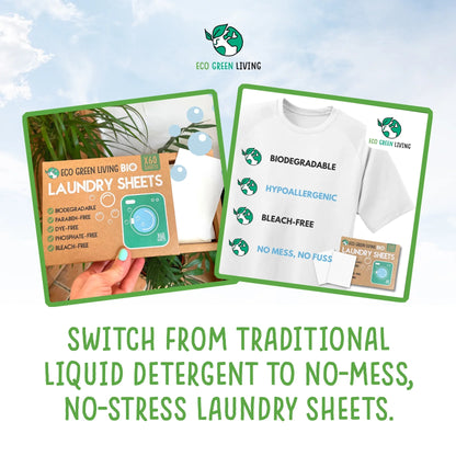 Laundry Detergent Sheets x 60 (Fragrance-Free)