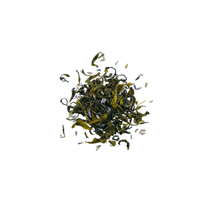 Green Tea Blend: Lavender Green - Organic Loose Leaf