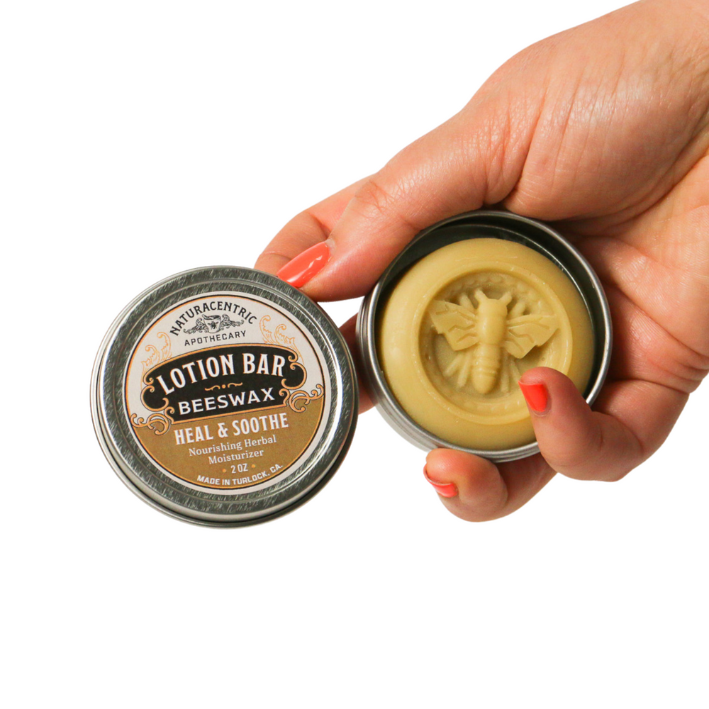 Heal and Soothe Beeswax Lotion Bar