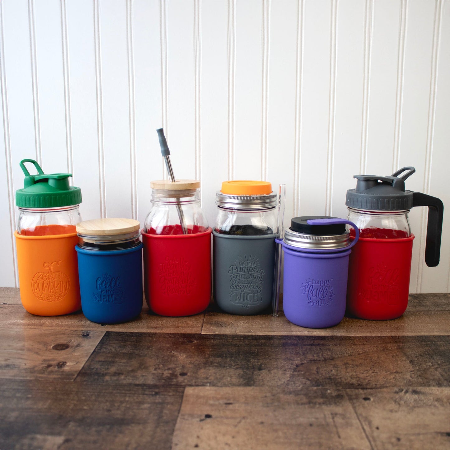 Fall/Thanksgiving Laser Engraved Mason Jar Sleeves