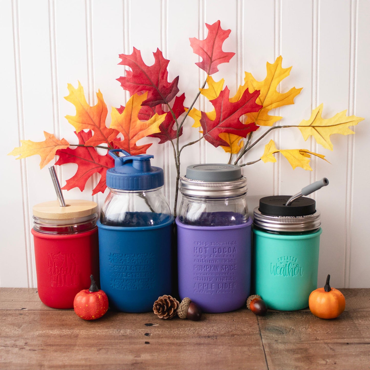 Fall/Thanksgiving Laser Engraved Mason Jar Sleeves Pt.2