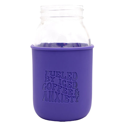 Coffee Lovers Laser Engraved Mason Jar Sleeves