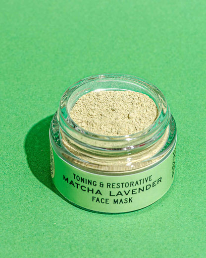 Matcha Lavender Botanical Face Mask