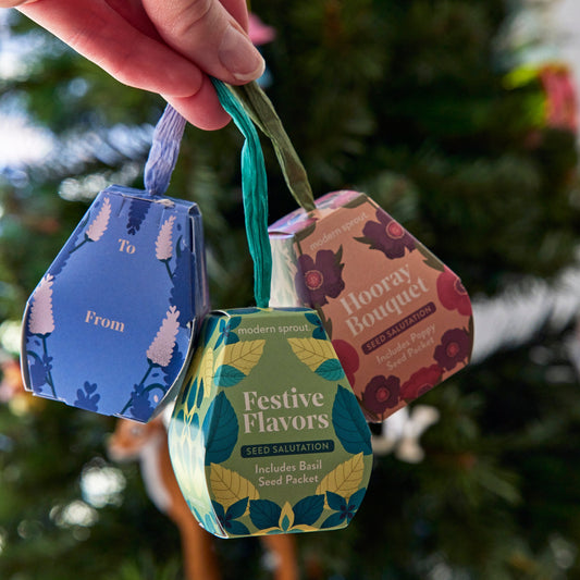 Seed Salutations: Gift Topper or Ornament