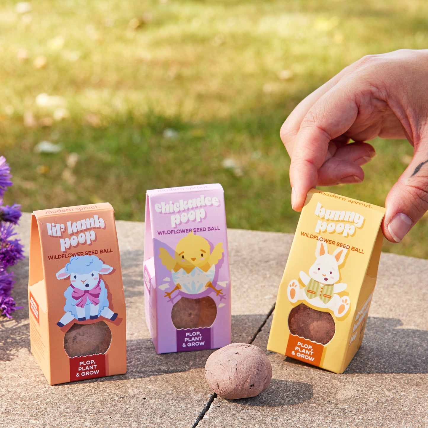 Easter Plops Seed Bombs