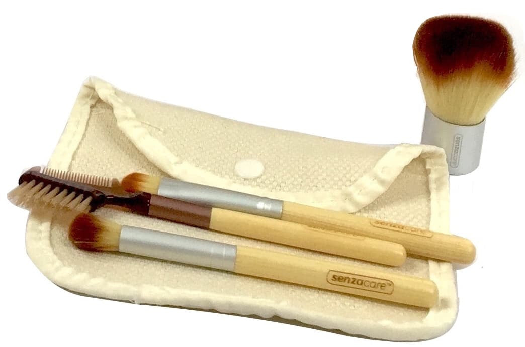Bamboo Makeup Brush Set