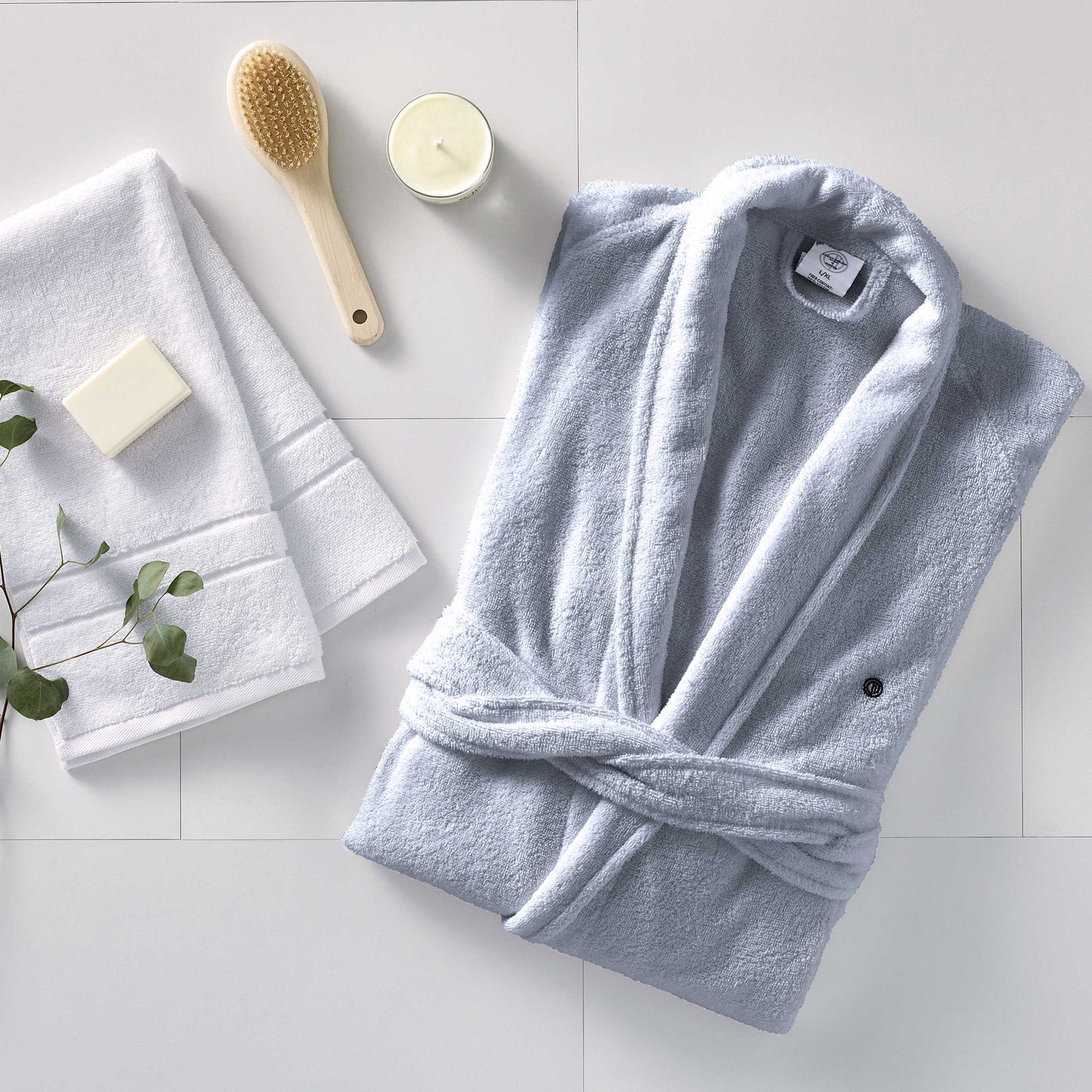 Terry Robe in Lightweight Cotton
