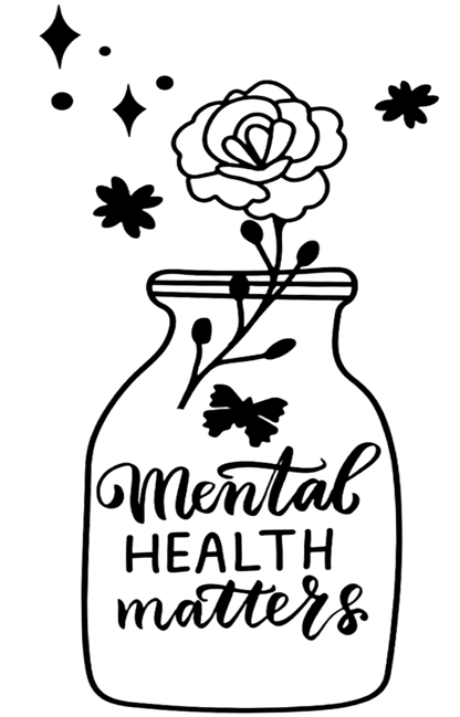 "Mental Health Matters" Laser Engraved Silicone Mason Jar Sleeve
