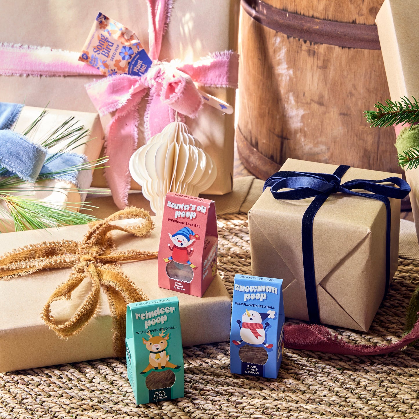 Jingle Plops: Festive Seed Bombs!