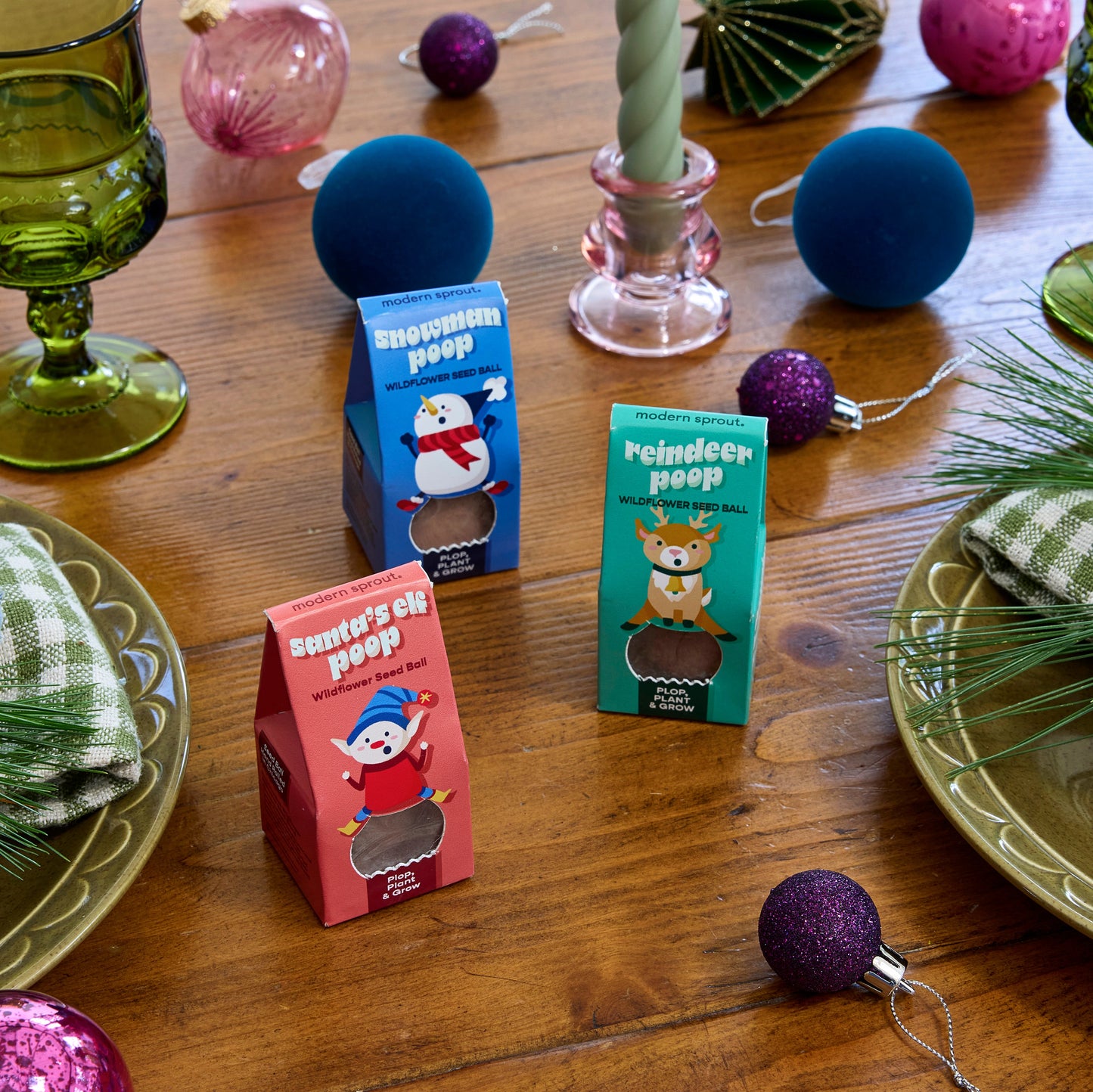 Jingle Plops: Festive Seed Bombs!