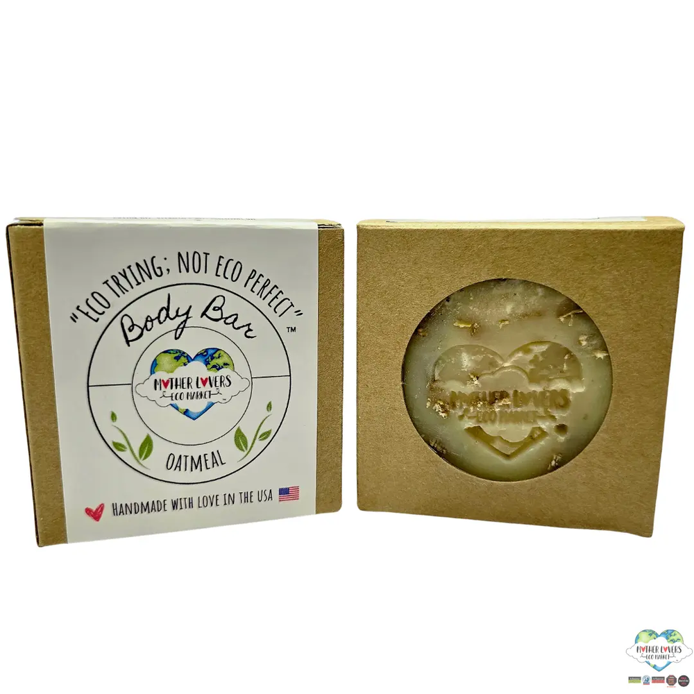 Mother Lovin Body Bar Soap - 4 oz - Oatmeal for Sensitive Skin