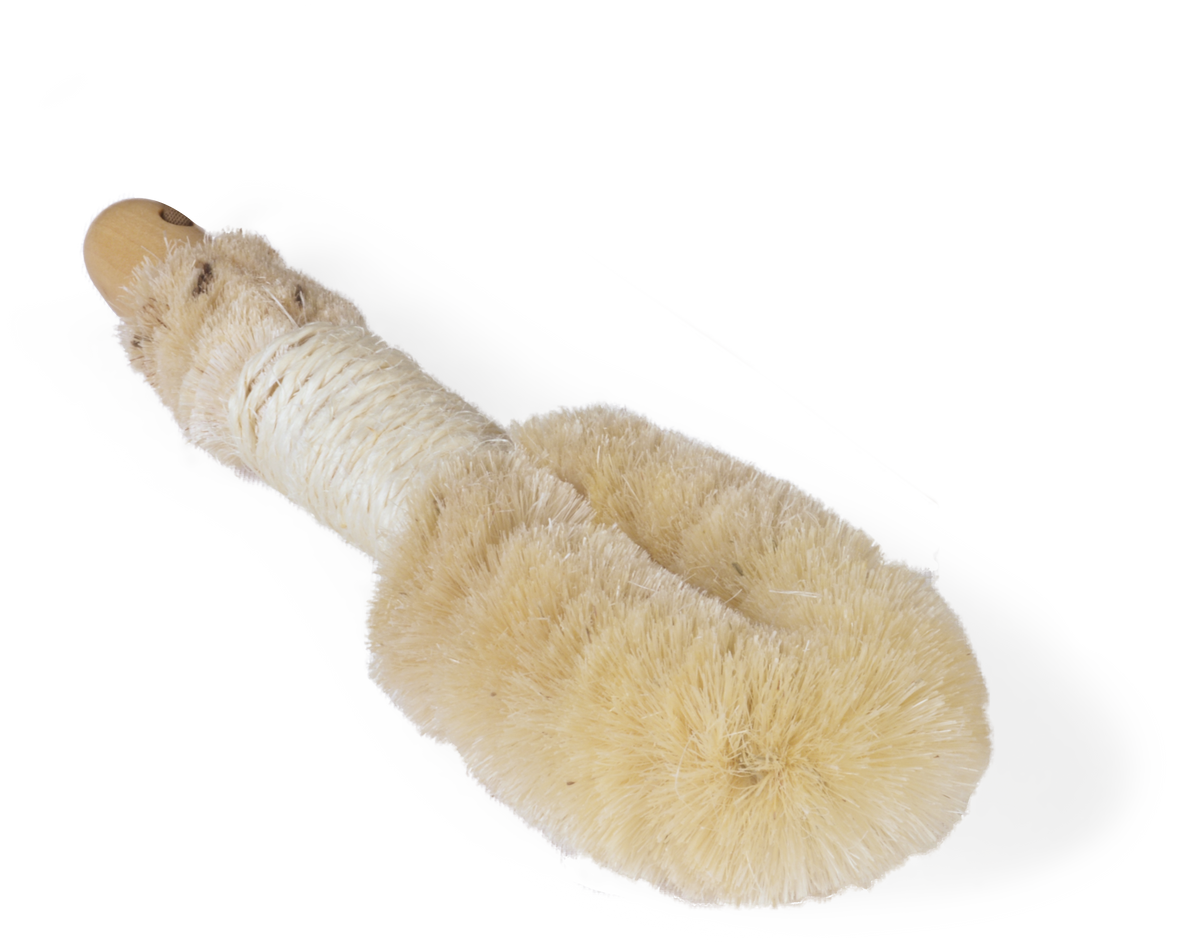 Natural Sisal Japanese Spa Brush - Exfoliating Body Brush