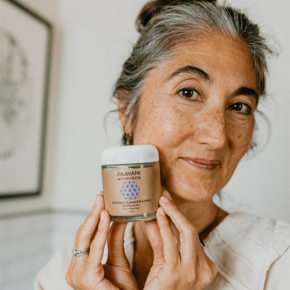 Tridoshic Cleanser & Mask: Ayurvedic Cleansing Grains for Balanced, Radiant Skin