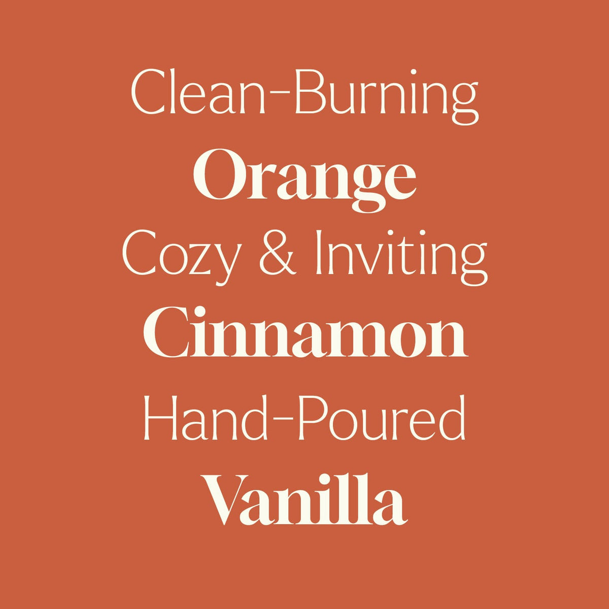 Orange Spice Naturally Scented Candle