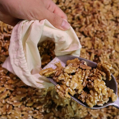 Set of 3 Organic Cotton Muslin Produce Bags