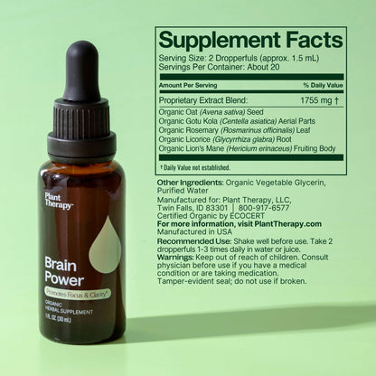 Brain Power Organic Glycerite