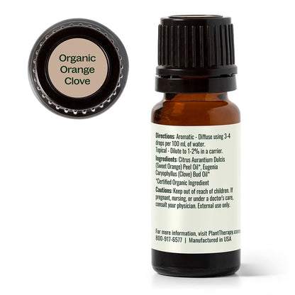 Organic Orange Clove Essential Oil Blend