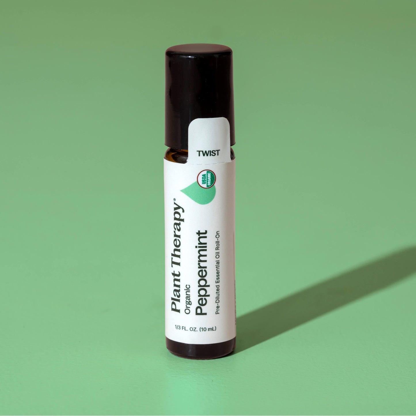 Organic Peppermint Essential Oil Pre-Diluted Roll-On