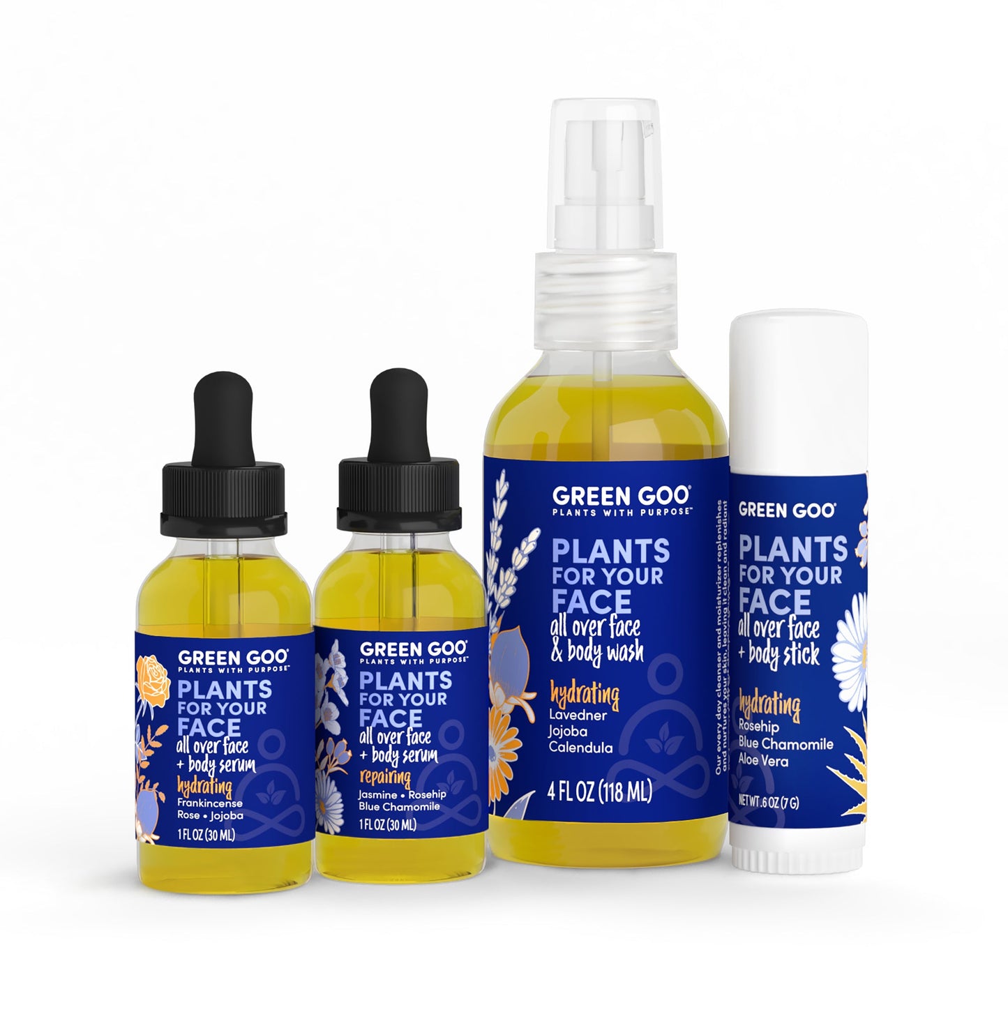 Hydrating Line of Face Wash & Serums