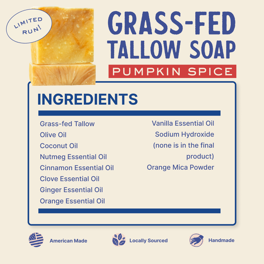 Grass-Fed Tallow Soap (2 Pack)