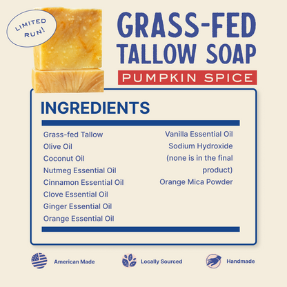 Grass-Fed Tallow Soap (2 Pack)