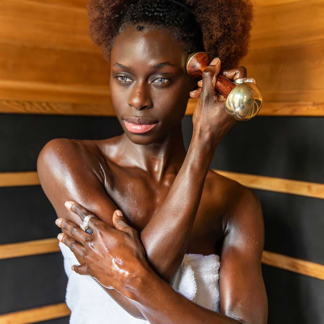 Dual-Dome Kansa Wand: Ayurvedic Tool for Detoxification