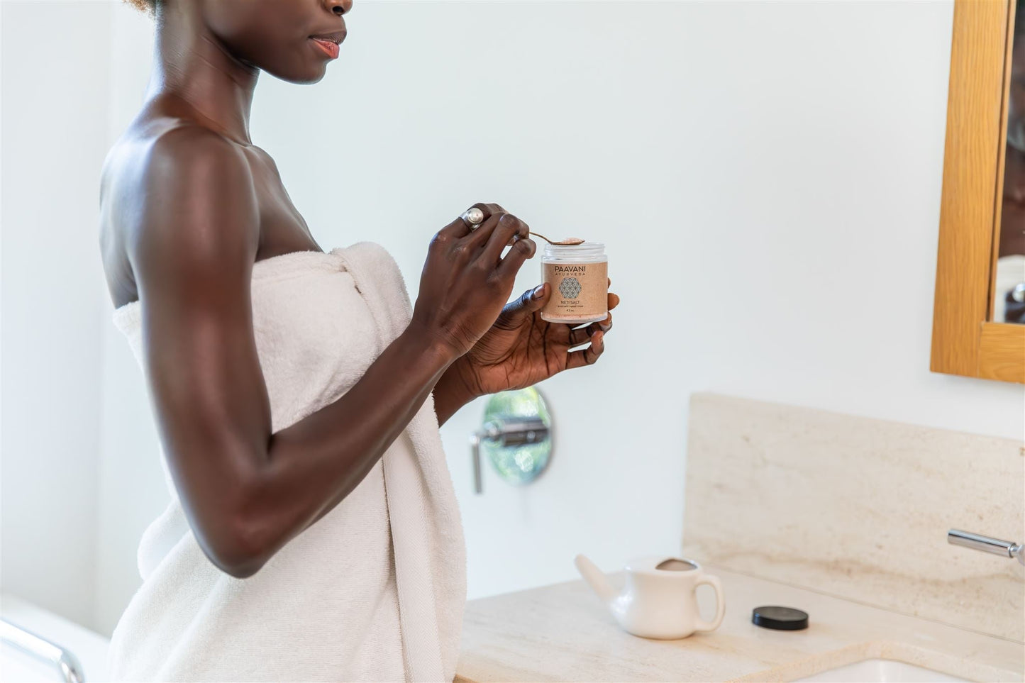 Aromatic Neti Salt: Herbal-Infused Mineral Rinse for Nasal Care