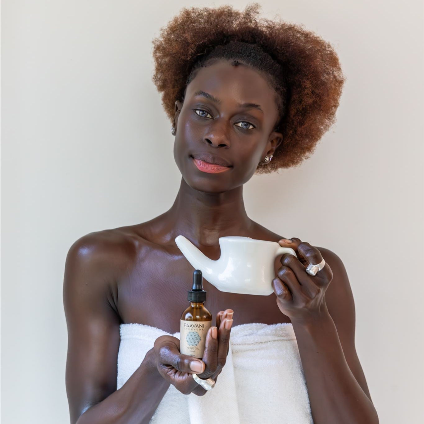 Nasal Care Ritual: Ayurvedic Neti & Nasya Kit for Sinus Health